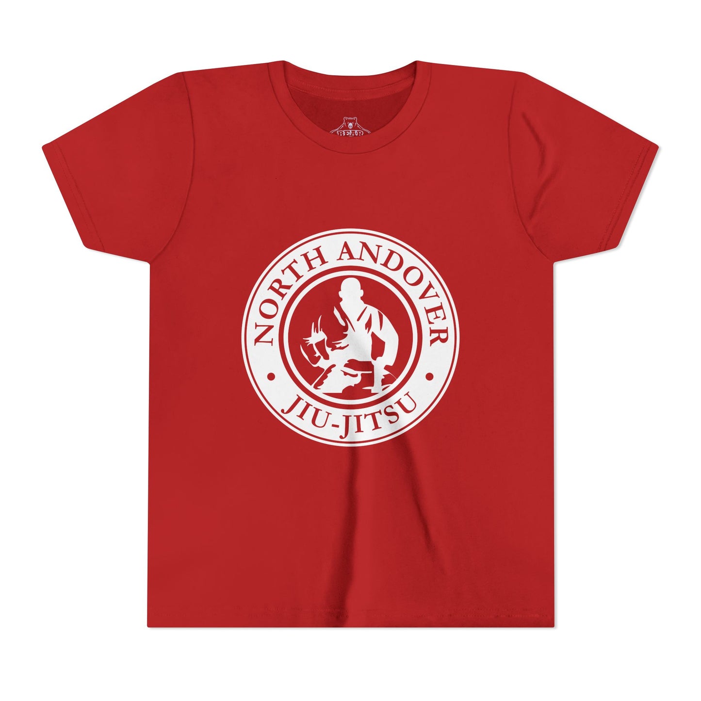 Youth Airlume Cotton Athletic  Tee - North Andover Jiu - Jitsu