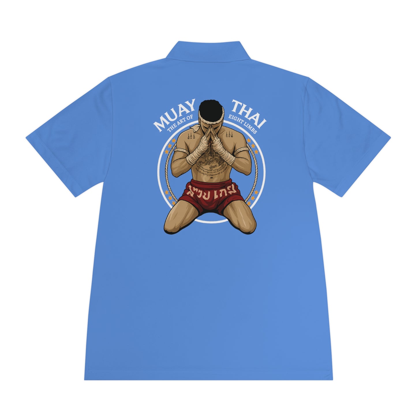 Performance Polo Shirt - Moisture Wicking - 8 limbs - DS Muay Thai Squad