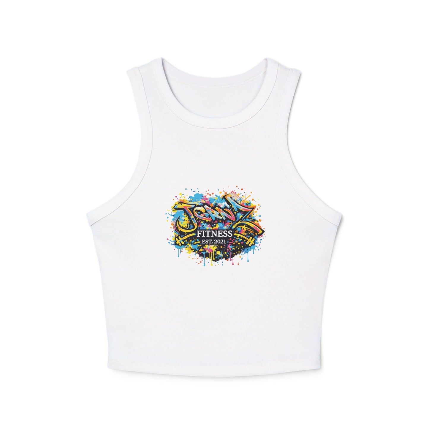 Ladies Ribbed Tank - EST 2021 - JGRNZ Fitness