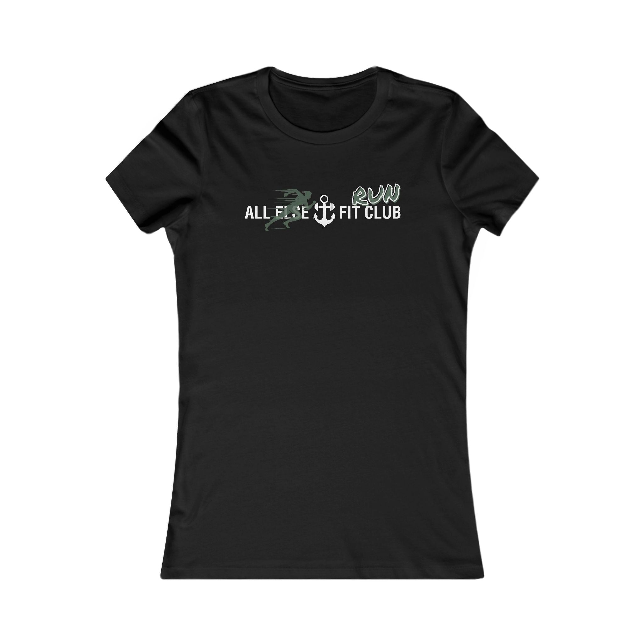 Ladies Tee - AEFC : Run Club -All Else Fit Club