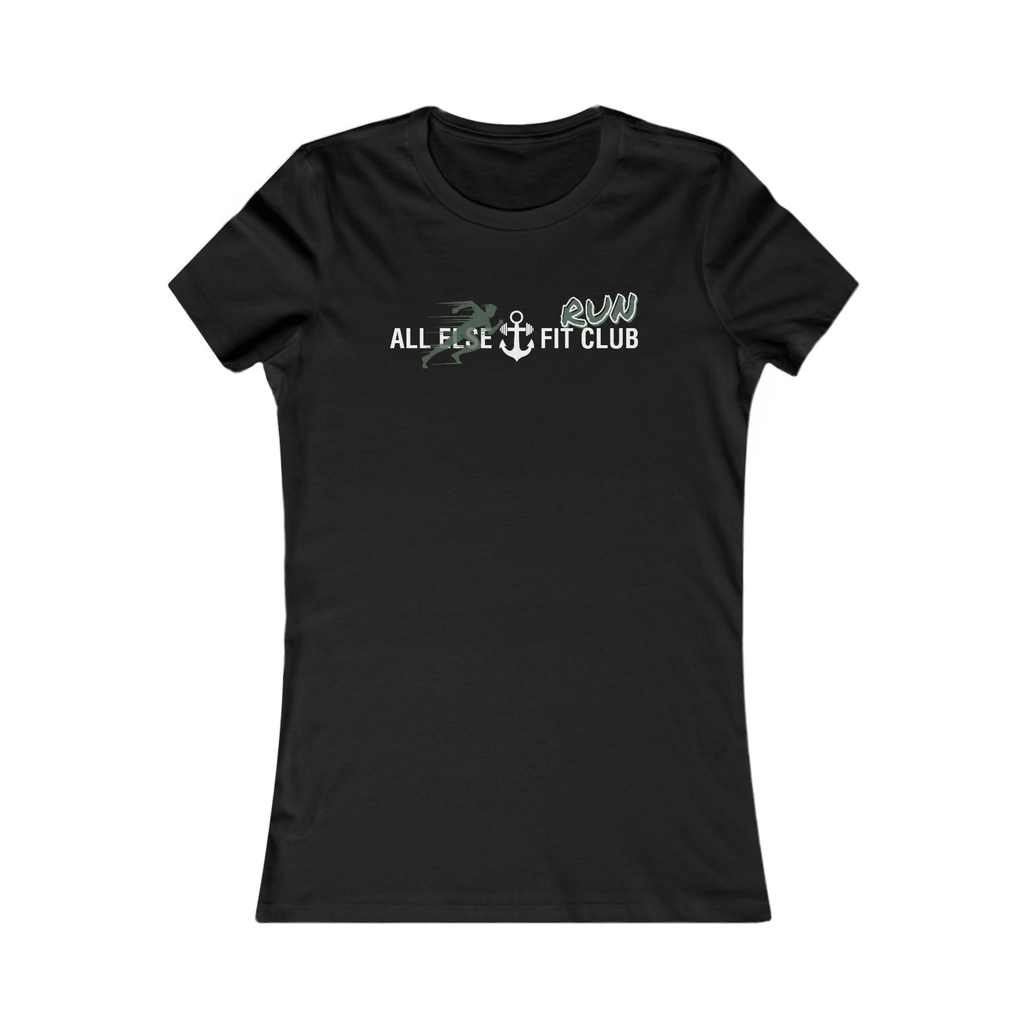 Ladies Tee - AEFC : Run Club -All Else Fit Club