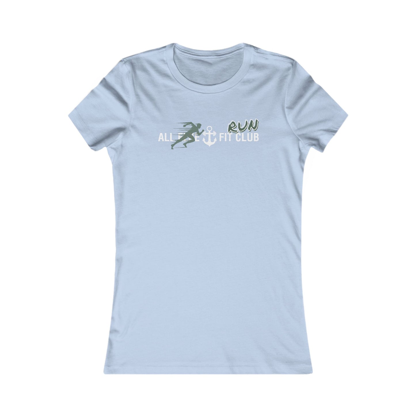 Ladies Tee - AEFC : Run Club -All Else Fit Club