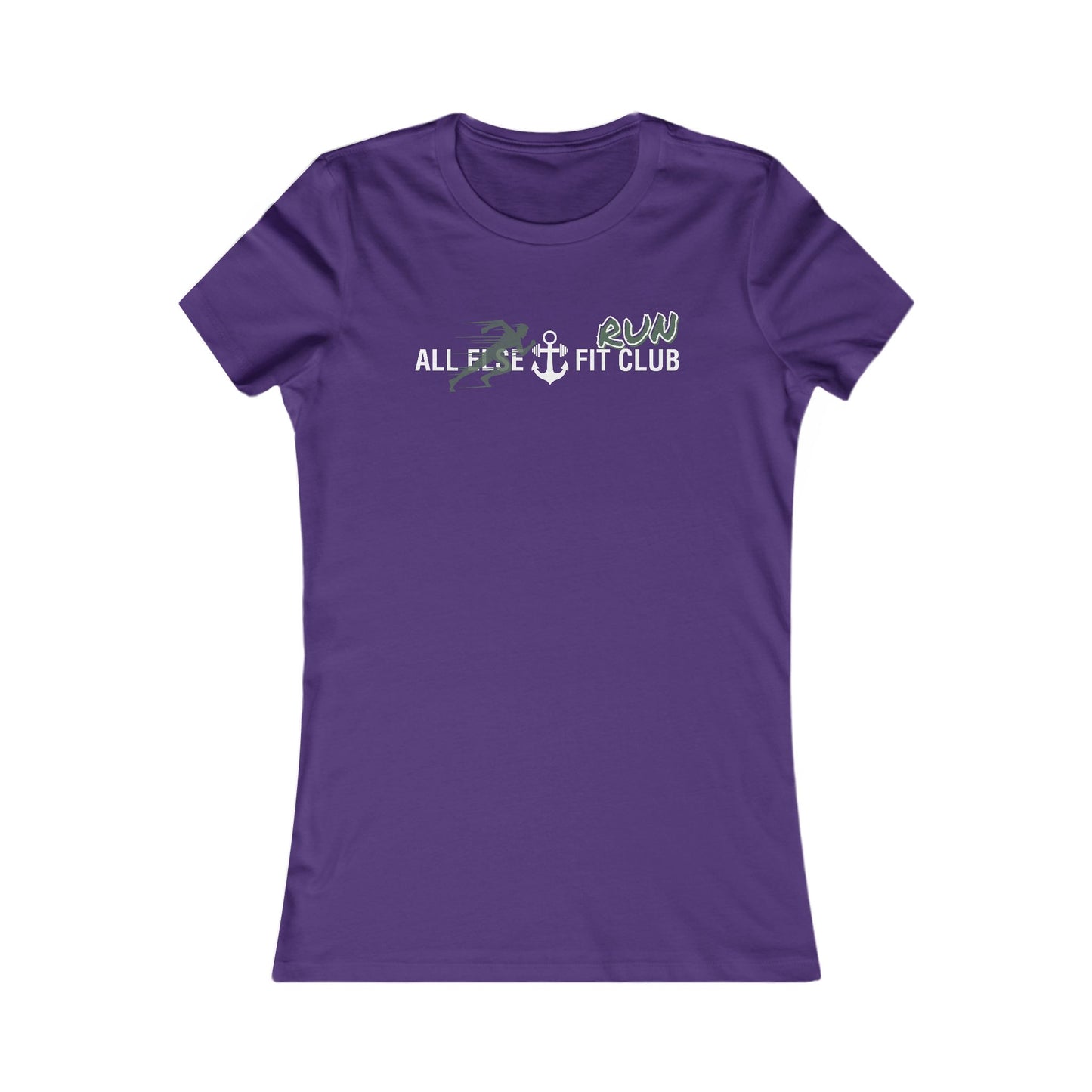Ladies Tee - AEFC : Run Club -All Else Fit Club