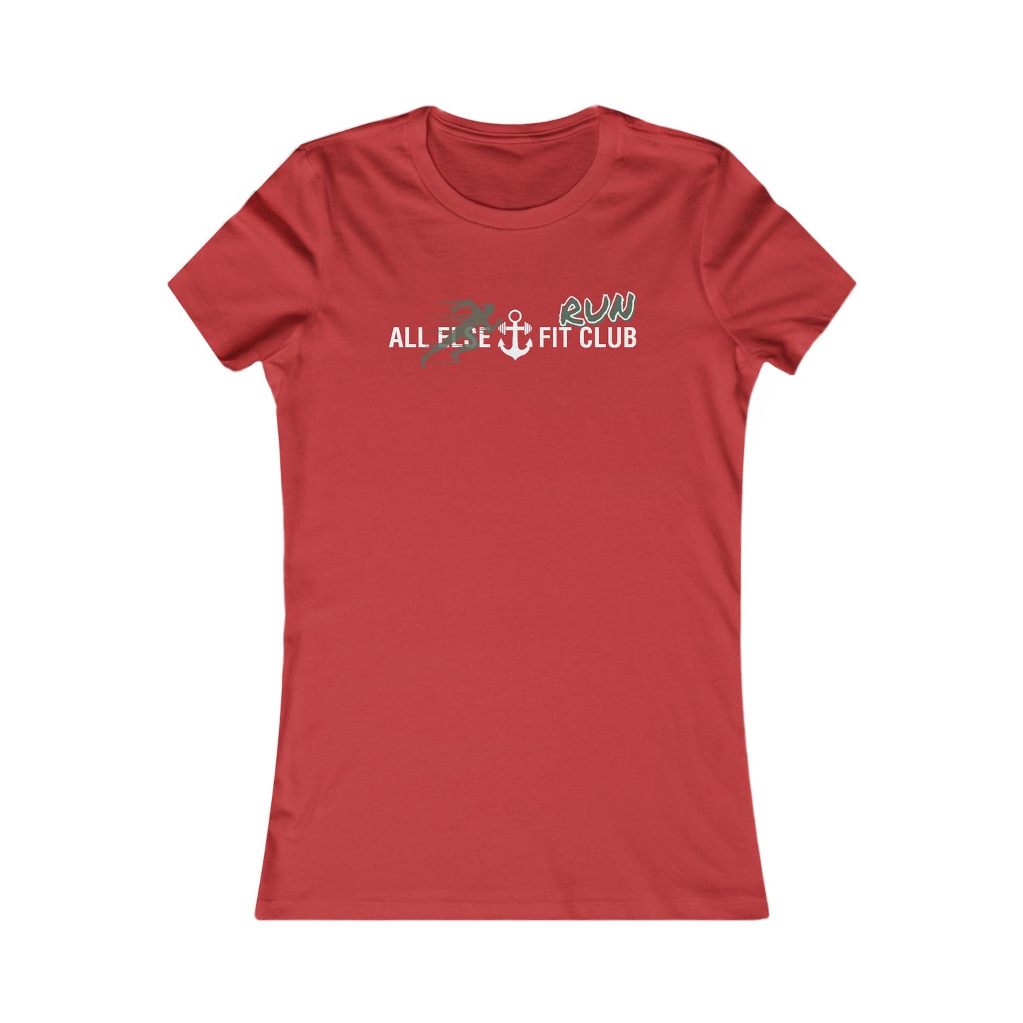Ladies Tee - AEFC : Run Club -All Else Fit Club