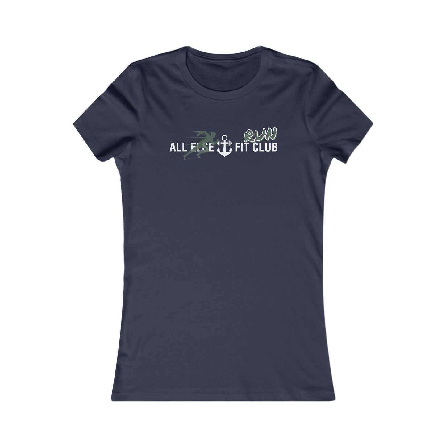 Ladies Tee - AEFC : Run Club -All Else Fit Club