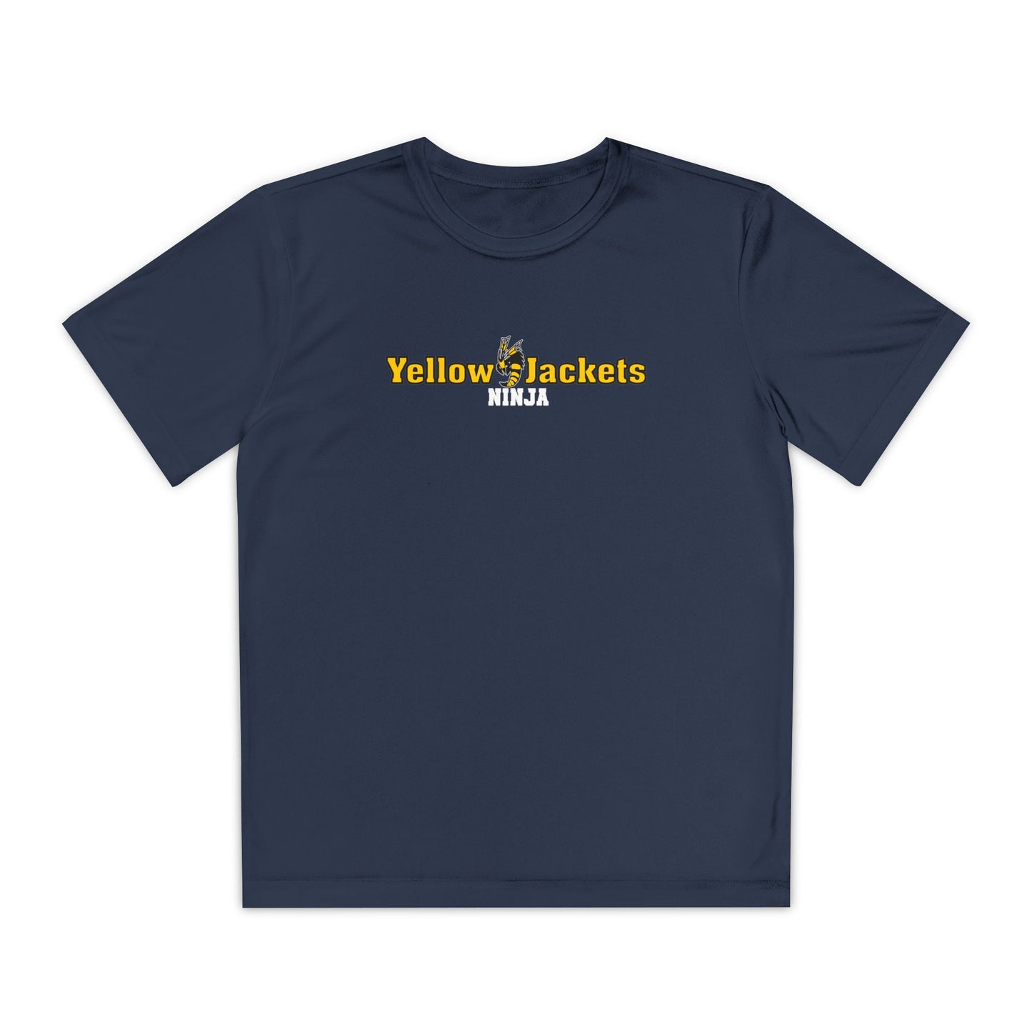 Youth Moisture-Wicking Performance Tee -Yellow Jackets Ninja