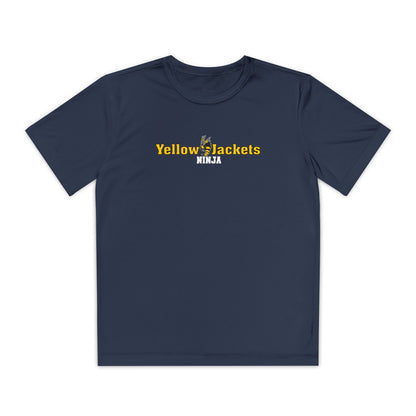 Youth Moisture-Wicking Performance Tee -Yellow Jackets Ninja