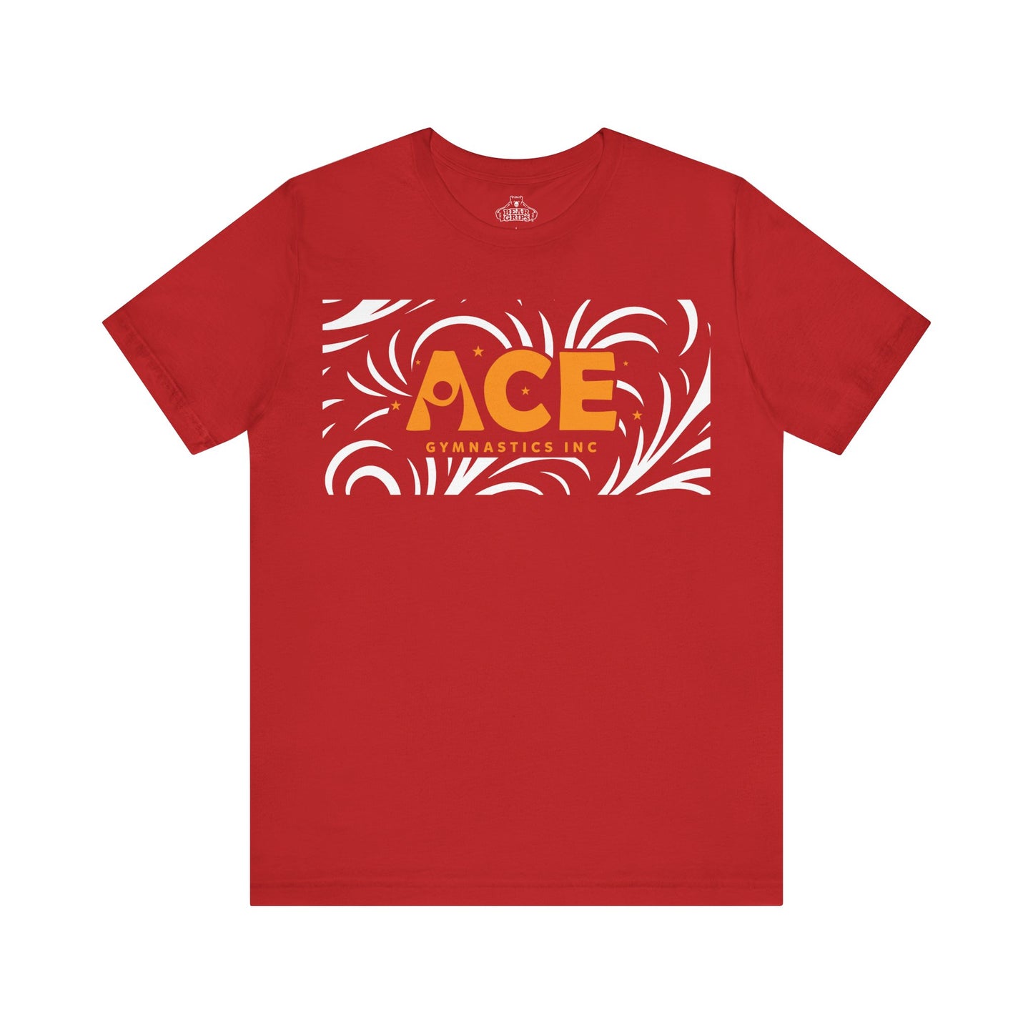 Airlume Cotton Athletic Tee - Pattern - Ace Gymnastics