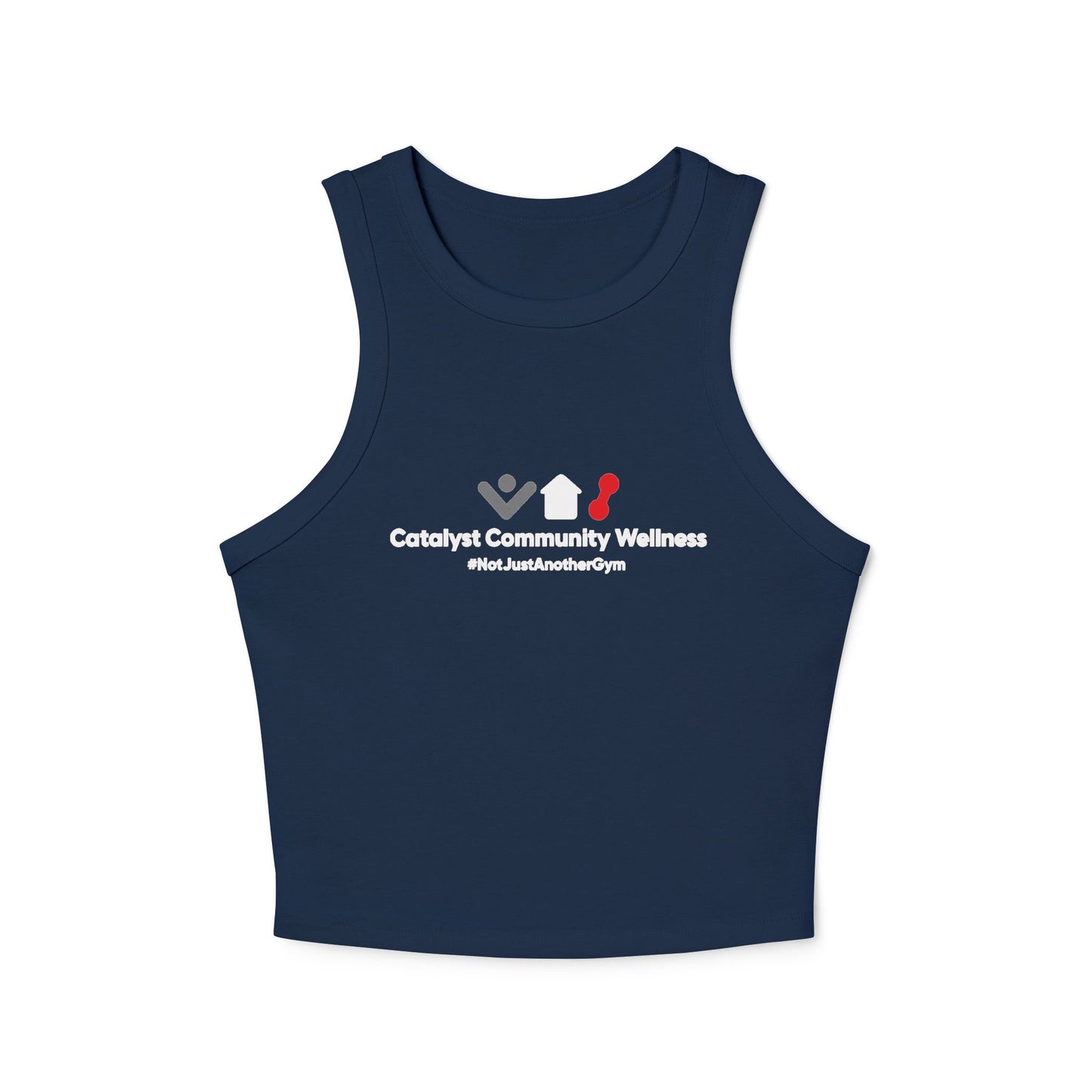 Ladies Ribbed Tank - Notjustanothergym-Catalyst Community Wellness