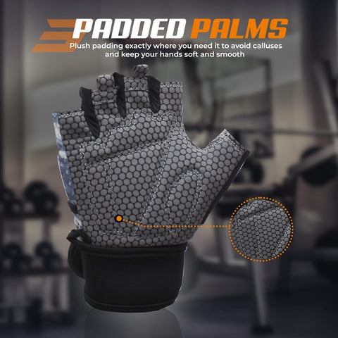 Workout Gloves for Exercise, Increased Grip, Protection