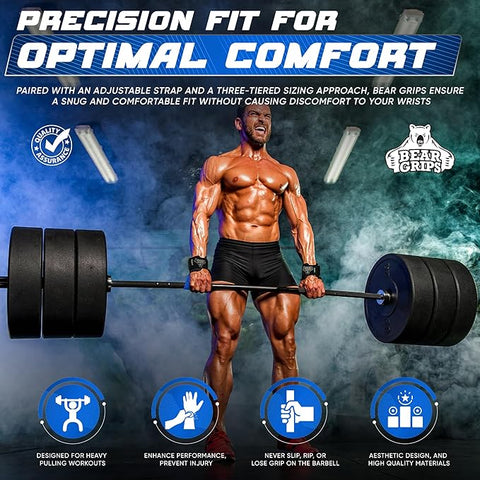 Workout Grips With Wrist Straps