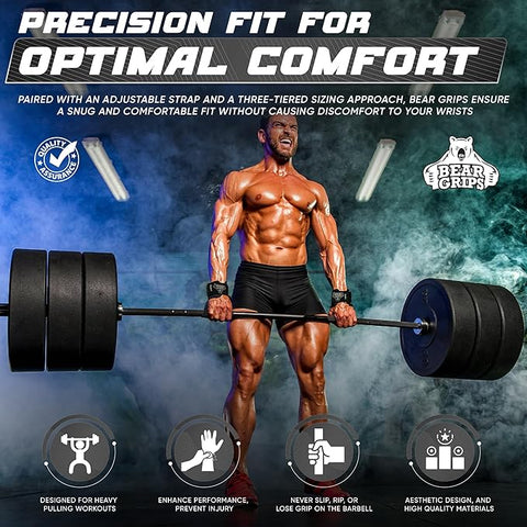 Workout Grips With Wrist Straps