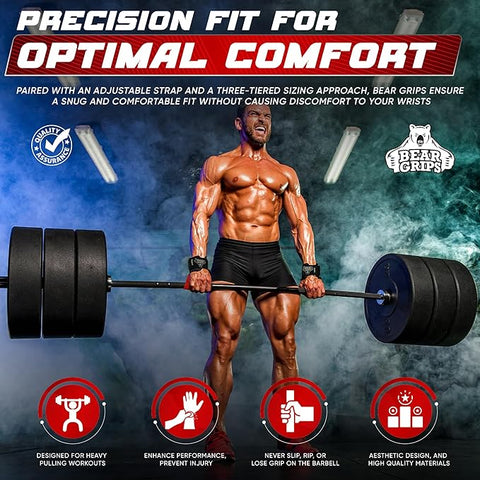 Workout Grips With Wrist Straps