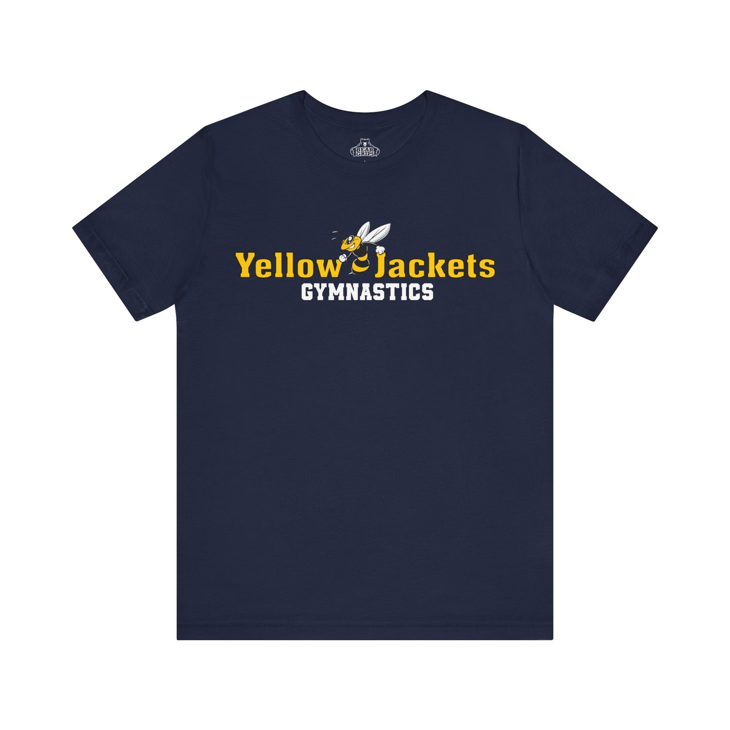Airlume Cotton Athletic Tee - Yellow Jackets Gymnastics