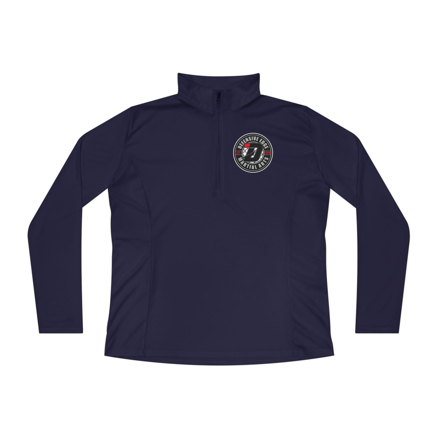 Ladies’ Quarter-Zip Pullover - Defensive Edge Martial Arts