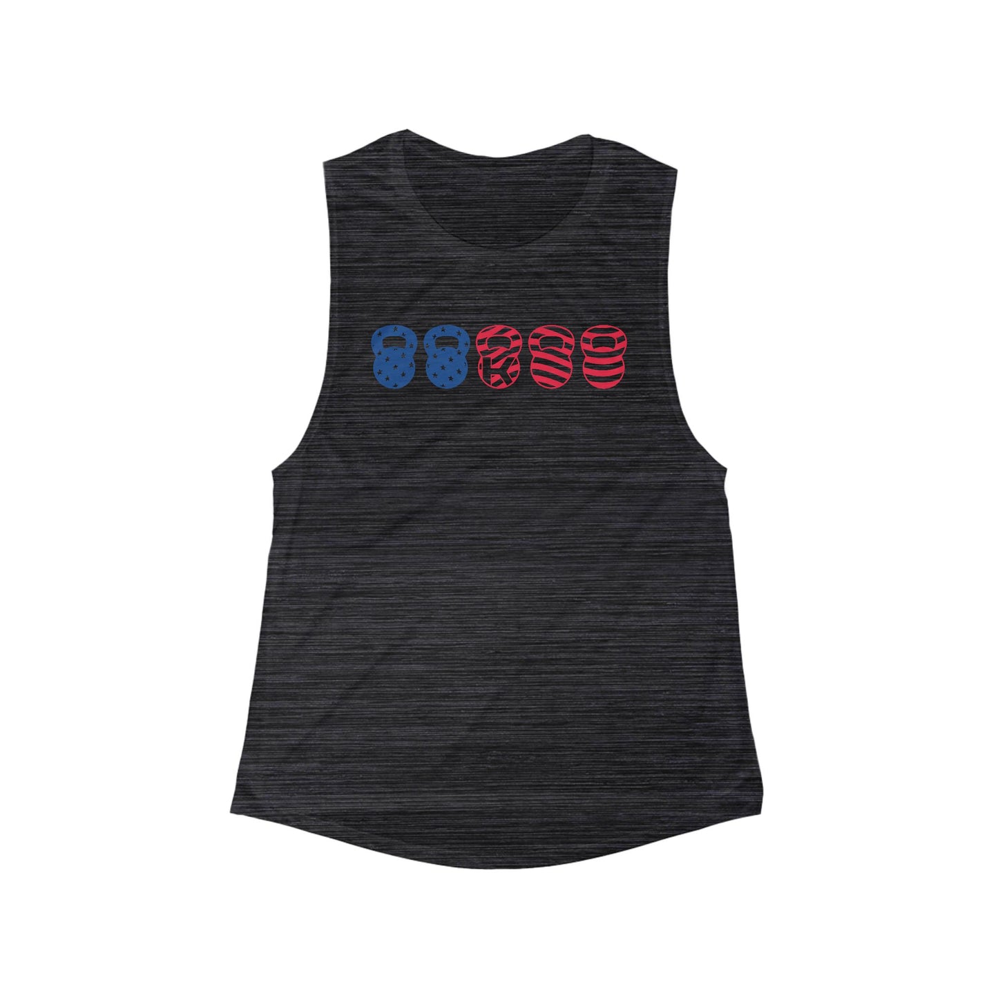 Bella+Canvas – Women’s 65/35 Poly/Viscose Flowy Scoop Muscle Tank - American - K Fit Body