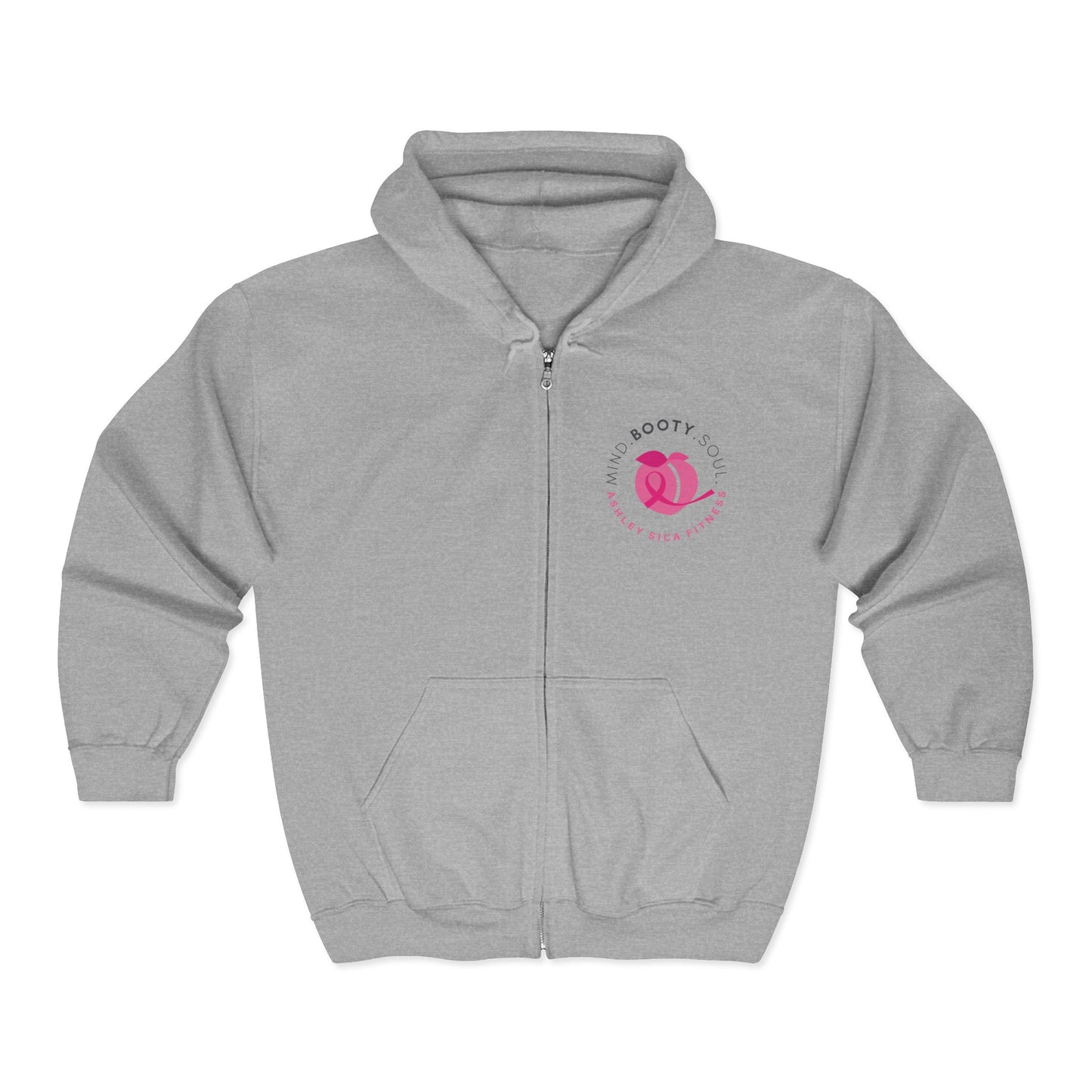 Classic Zip-Up Hoodie - ASF - Ashley Sica Fitness