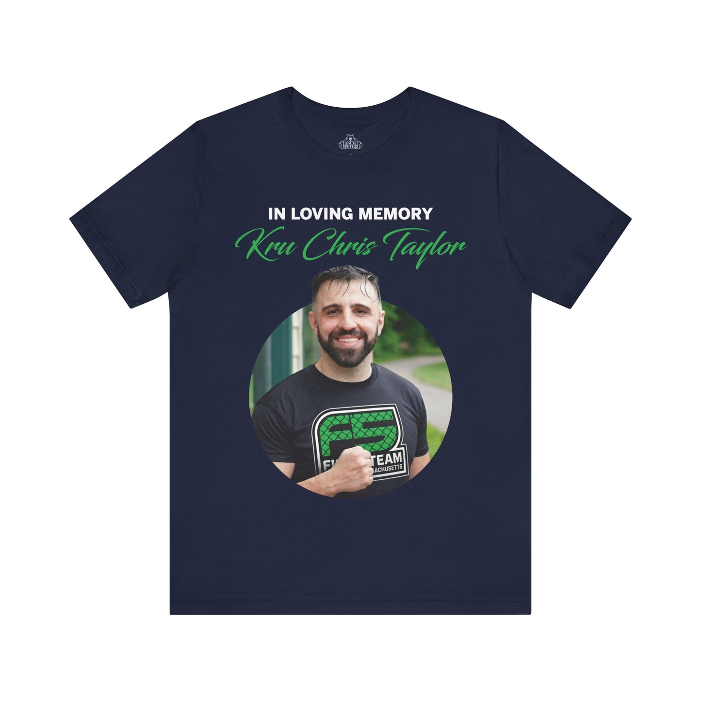 Kru Chris Taylor Tribute - Airlume Cotton Athletic Tee - Defensive Edge Martial Arts