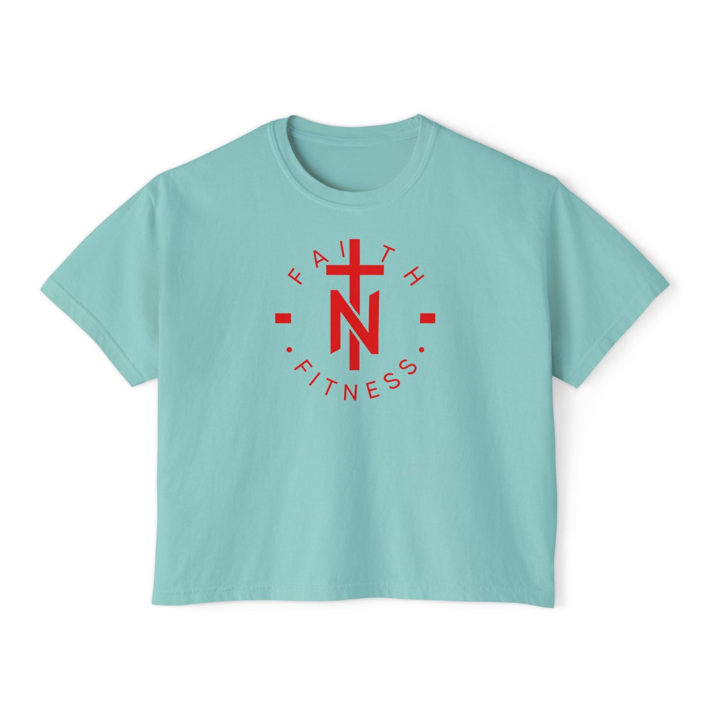 Women’s Oversized Boxy Tee - Faith N Fit