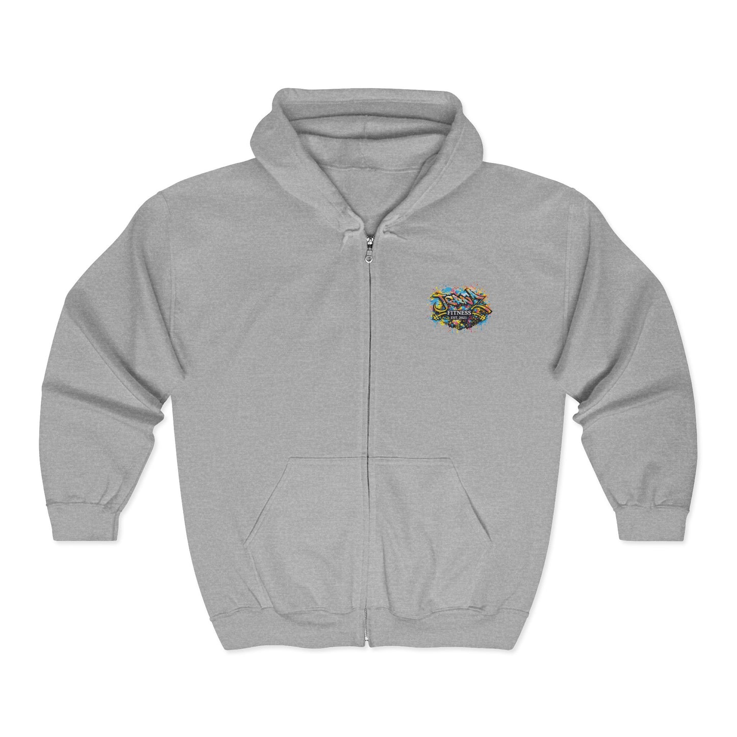 Classic Zip-Up Hoodie - EST 2021 - JGRNZ Fitness