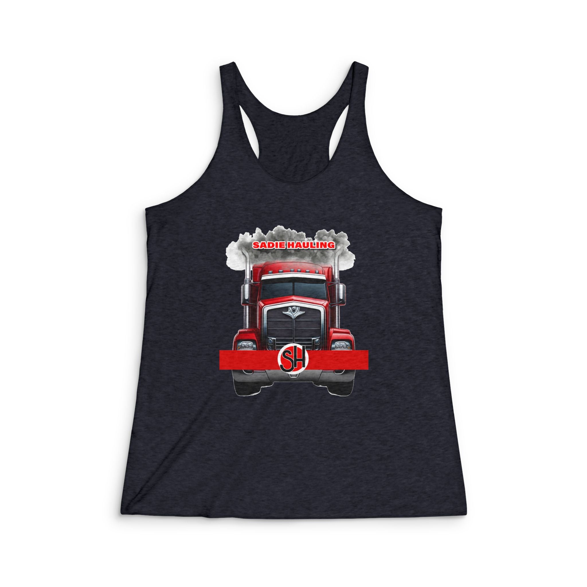 Next Level – Women’s 50/25/25 Triblend Racerback Tank - Sadie Hauling