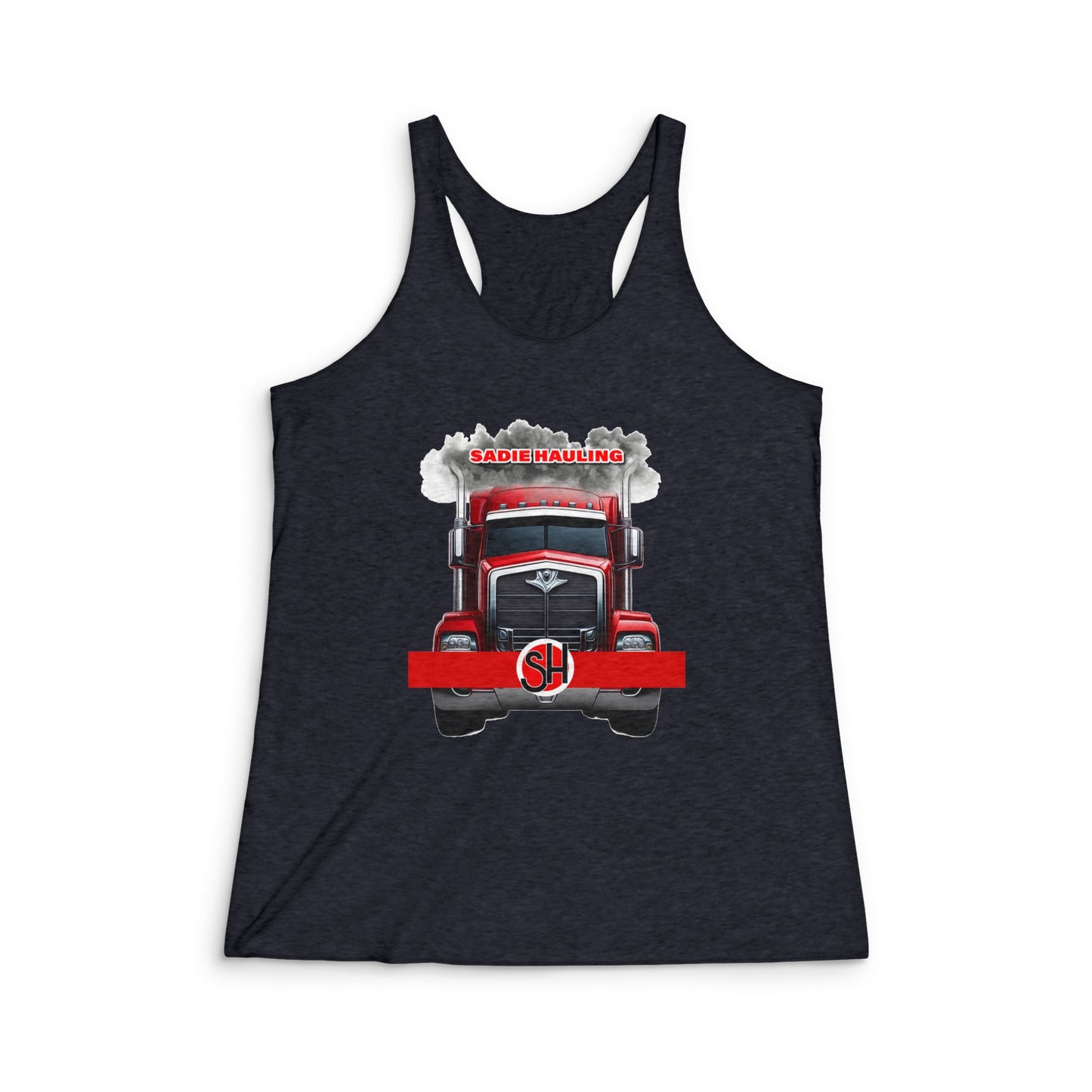 Next Level – Women’s 50/25/25 Triblend Racerback Tank - Sadie Hauling