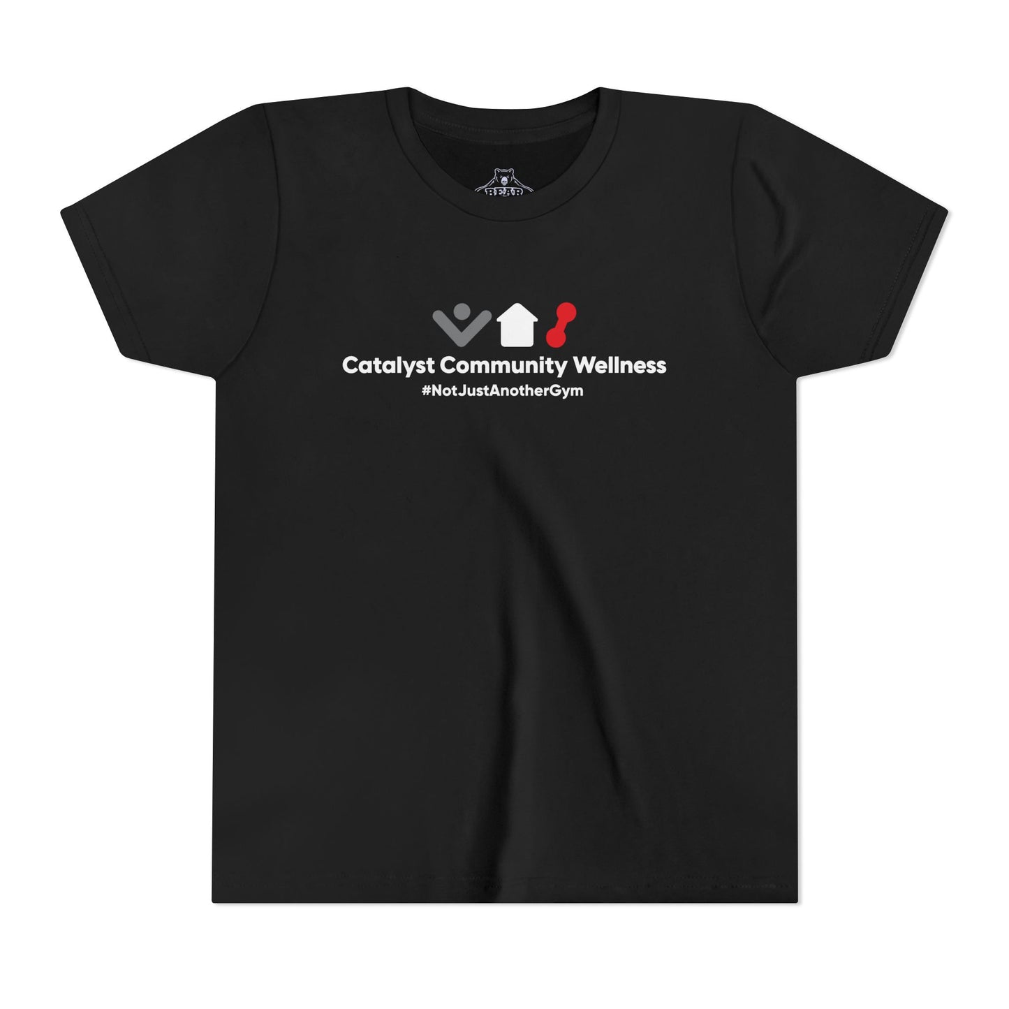 Youth Airlume Cotton Athletic  Tee -Notjustanothergym-Catalyst Community Wellness