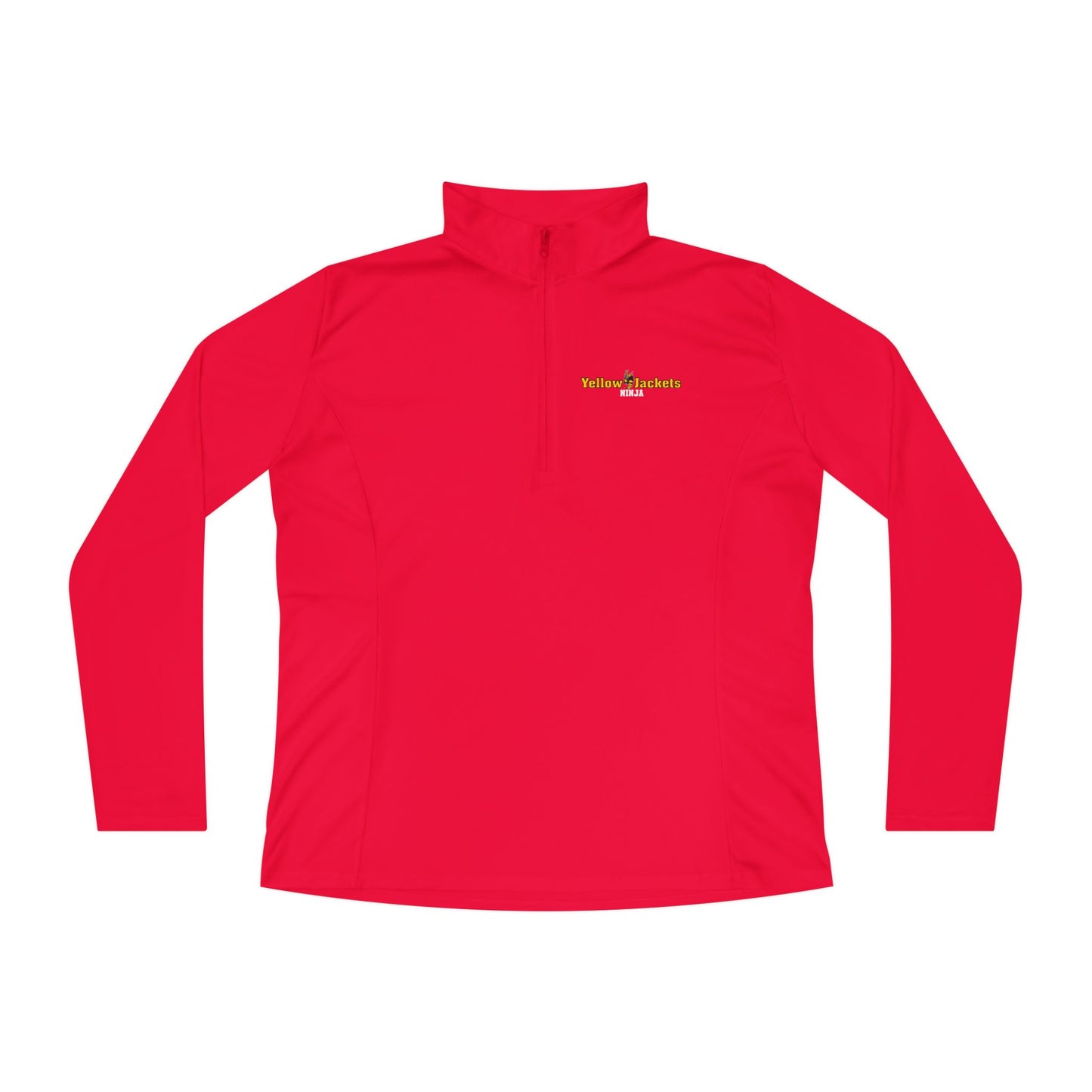 Ladies’ Quarter-Zip Pullover - Yellow Jackets Ninja