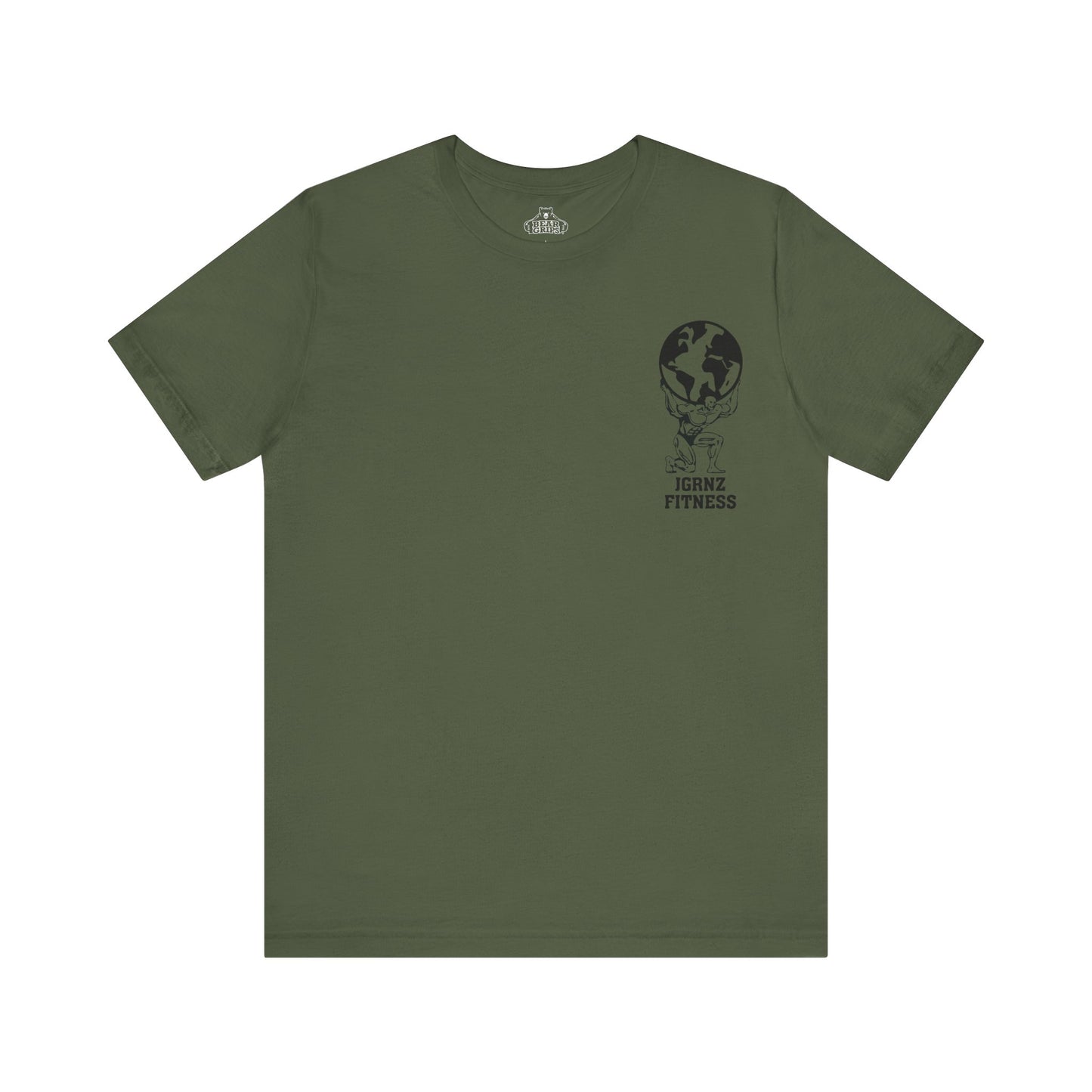 Airlume Cotton Athletic Tee - FB -  JGRNZ FITNESS