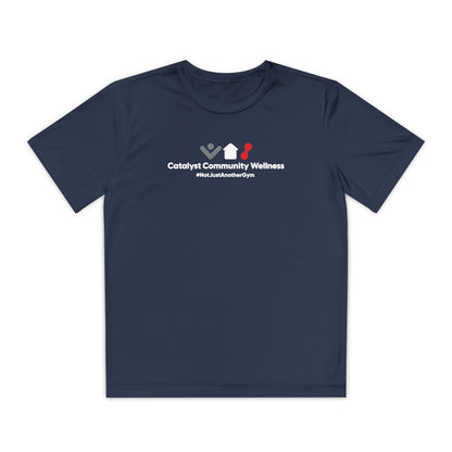 Youth Moisture-Wicking Performance Tee - Notjustanothergym-Catalyst Community Wellness
