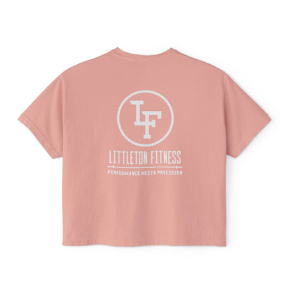 Women’s Oversized Boxy Tee - PMP - LITTLETON FITNESS