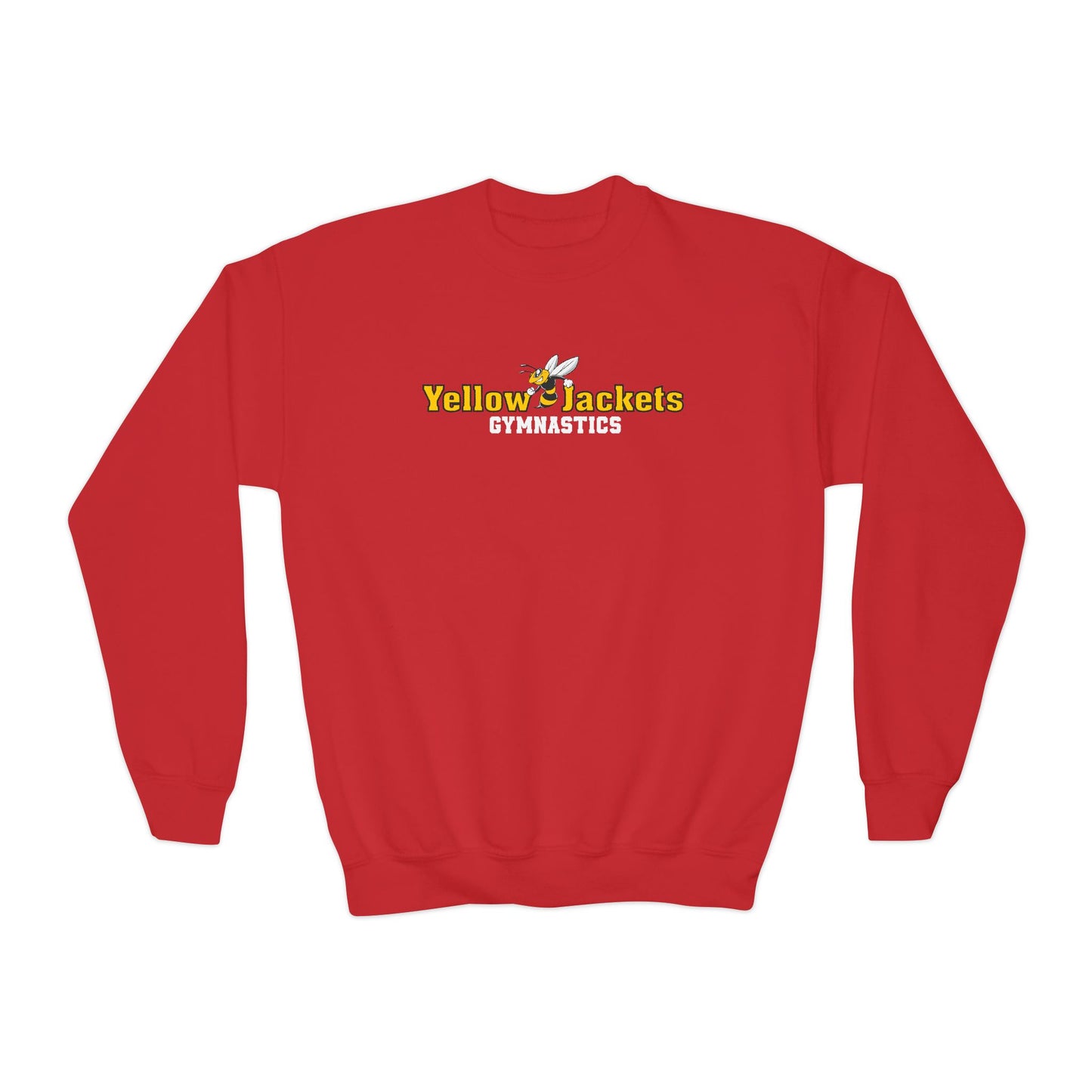 Youth Perfect Soft Crewneck Sweatshirt - Yellow Jackets Gymnastics