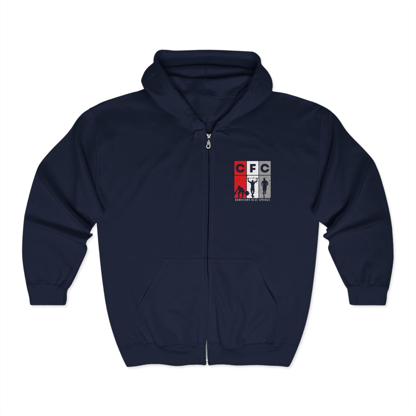 Men's Classic Zip-Up Hoodie - CF Cerberus