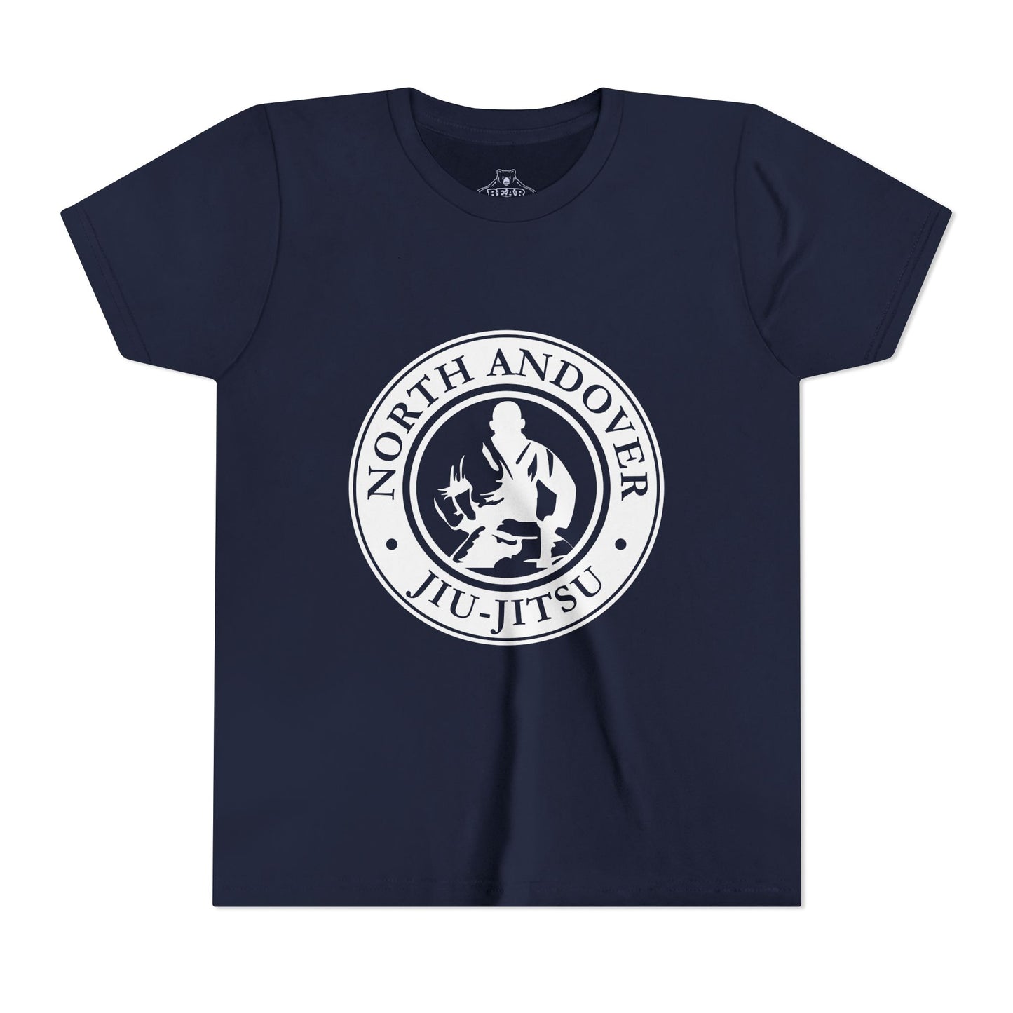 Youth Airlume Cotton Athletic  Tee - North Andover Jiu - Jitsu