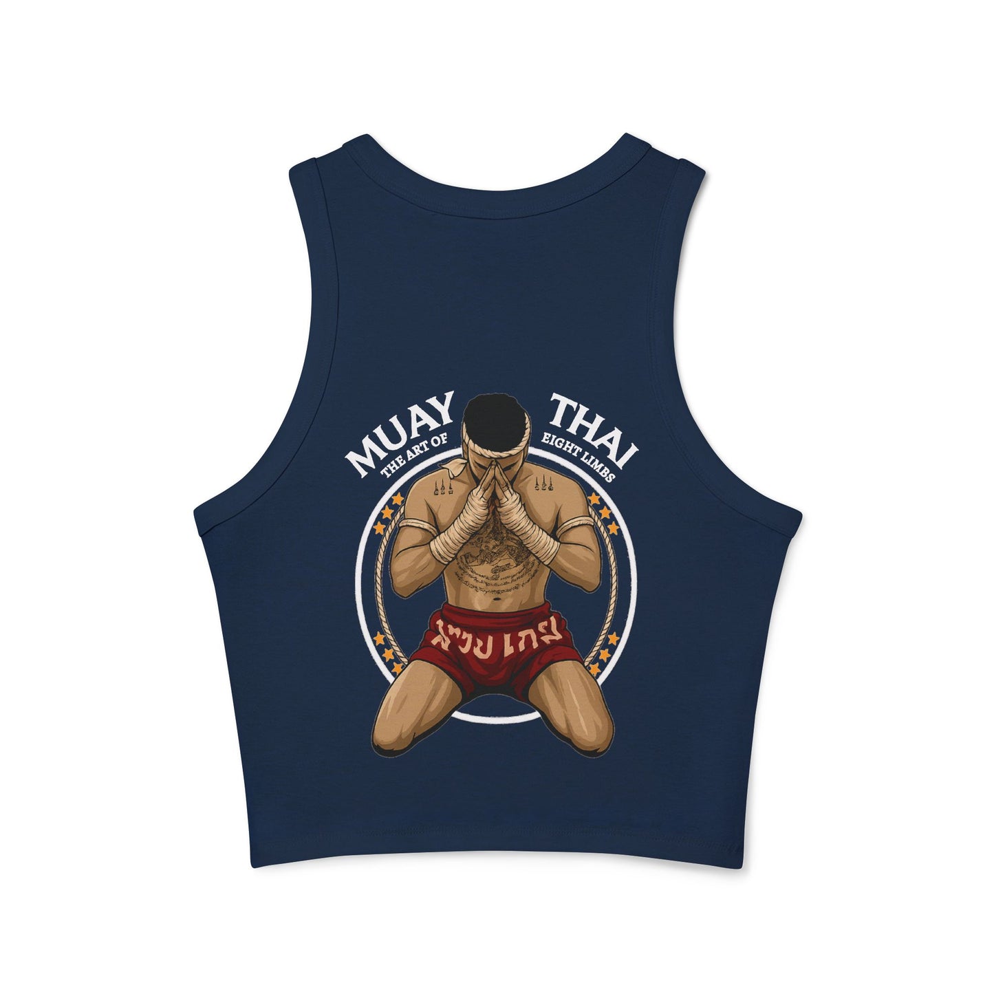 Ladies Ribbed Tank - 8 limbs - DS Muay Thai Squad