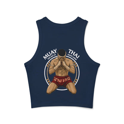 Ladies Ribbed Tank - 8 limbs - DS Muay Thai Squad