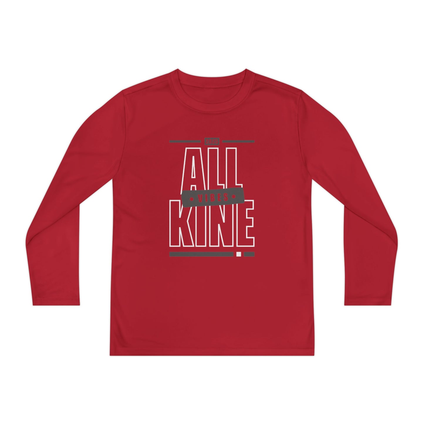 Youth Performance Long Sleeves - Vibes - All Kine