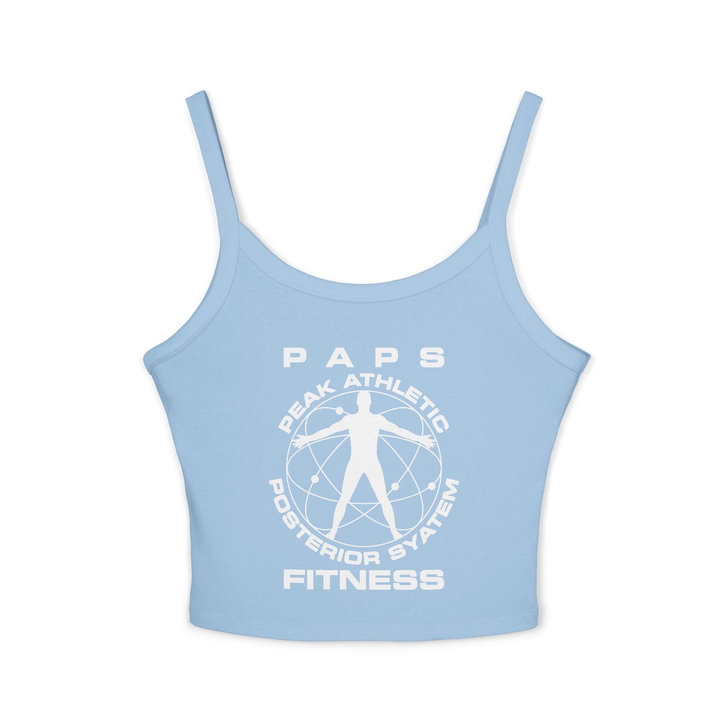 Women’s 52/48 Cotton/Poly Spaghetti Strap Tank - PAPS Fitness