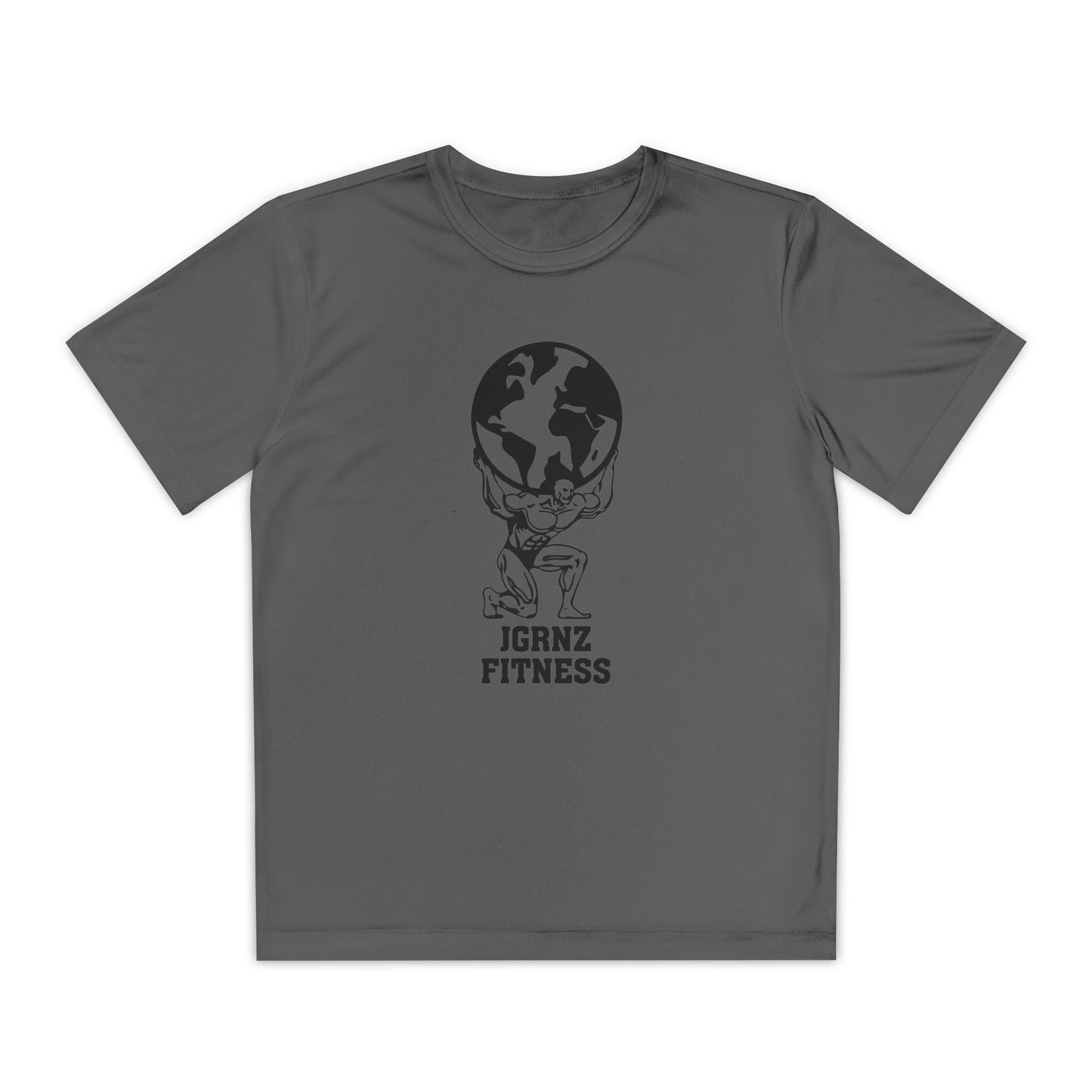 Youth Moisture-Wicking Performance Tee - FB - JGRNZ Fitness
