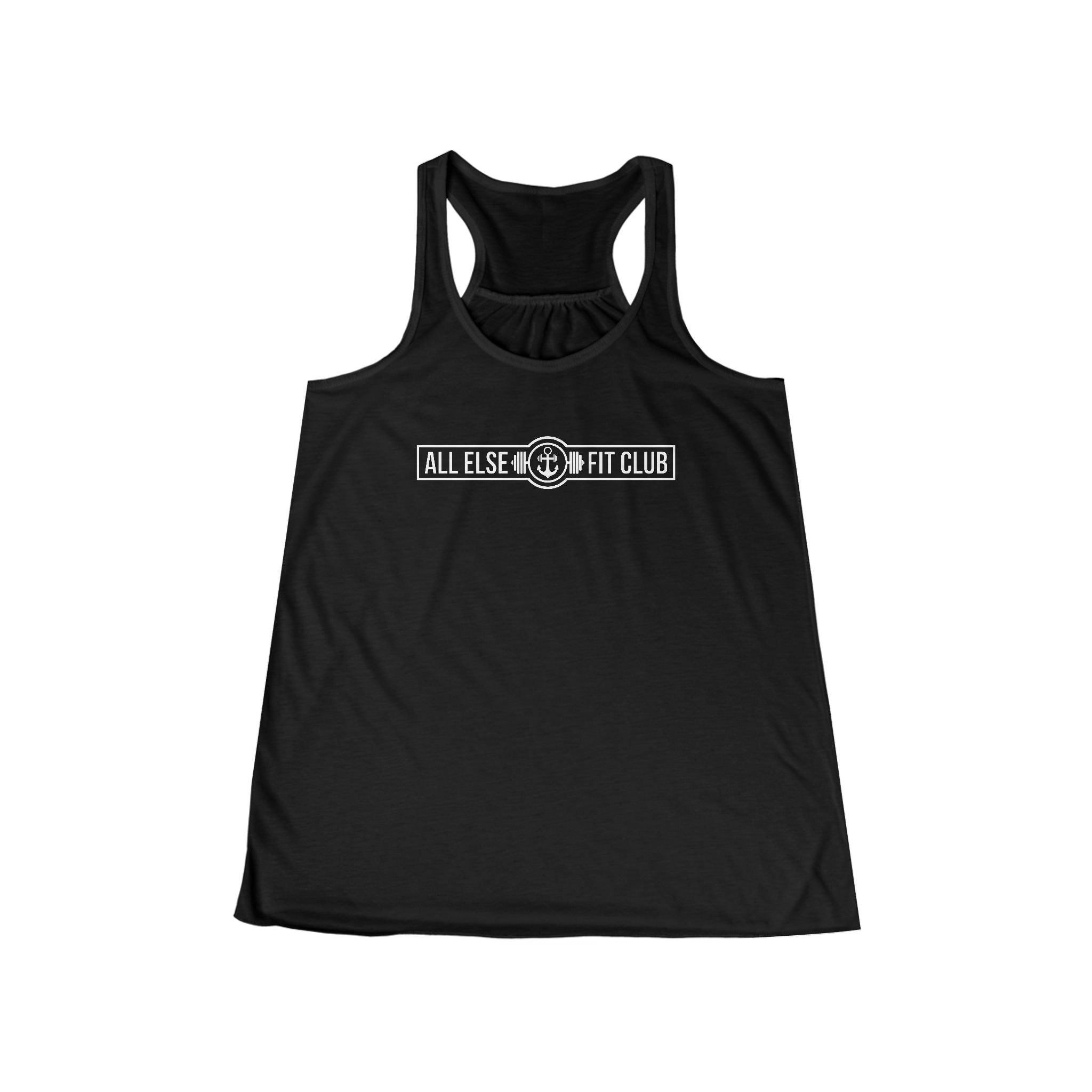 Ladies Flowy Racerback Tank - All Else Fit Club