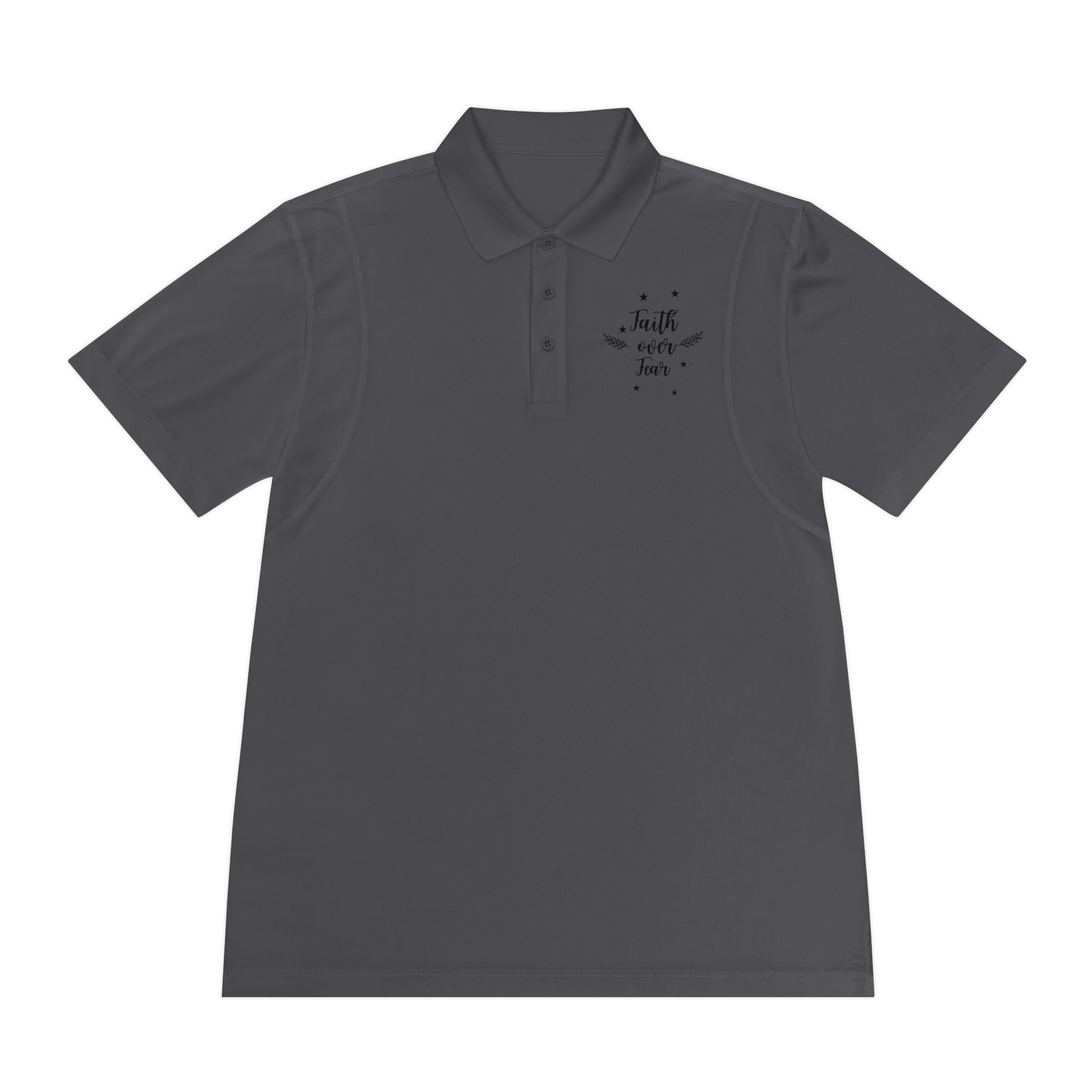 Performance Polo Shirt - Faith Over Fear-Faith N Fit