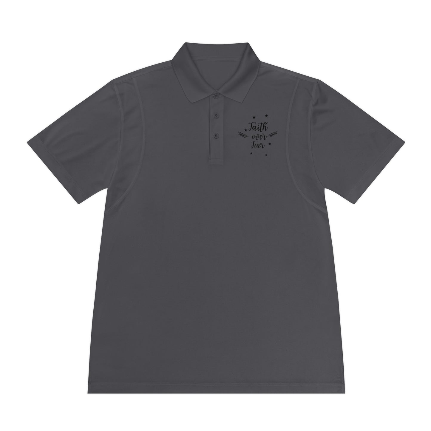 Performance Polo Shirt - Faith Over Fear-Faith N Fit