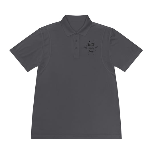 Performance Polo Shirt - Faith Over Fear-Faith N Fit