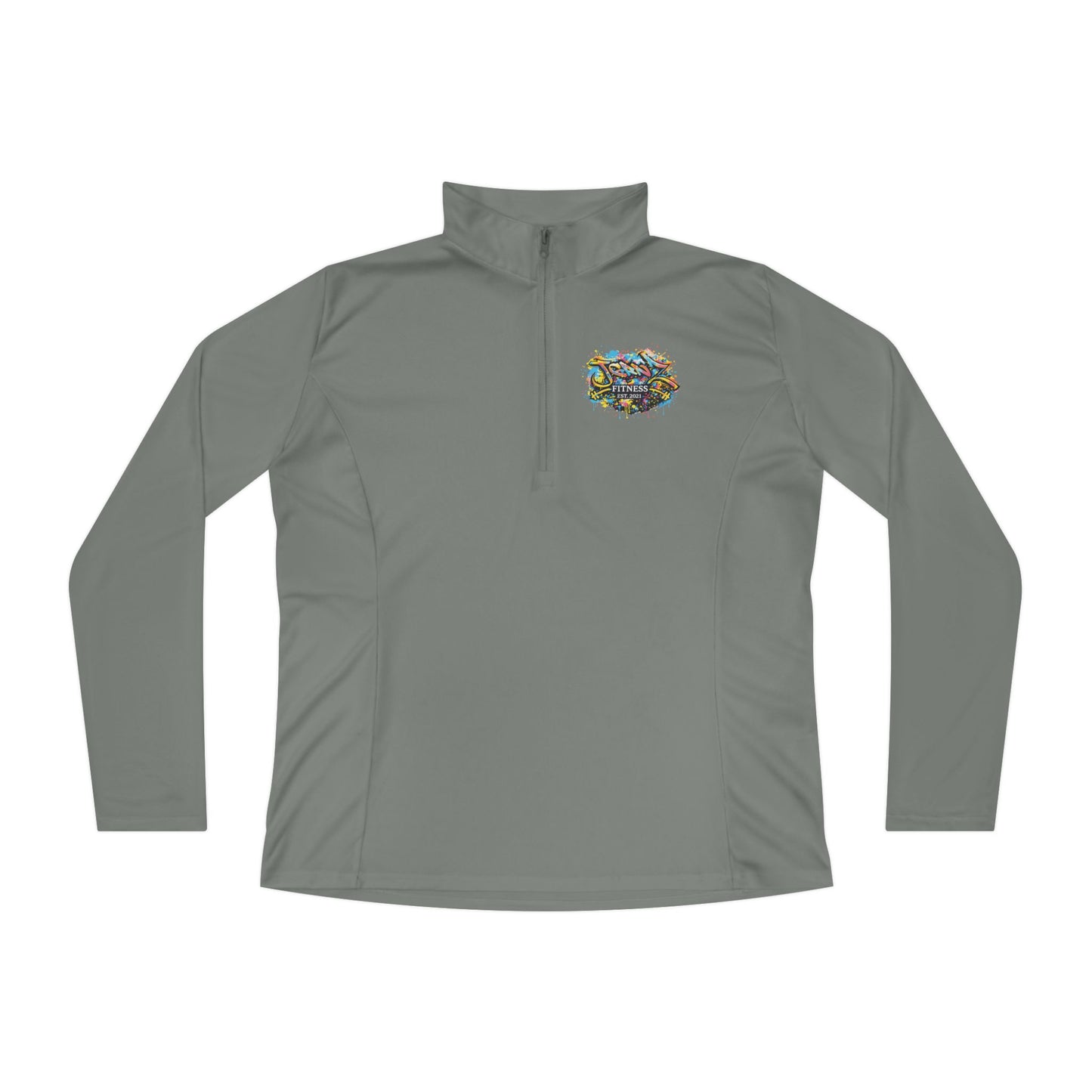 Ladies’ Quarter-Zip Pullover - EST 2021 - JGRNZ Fitness