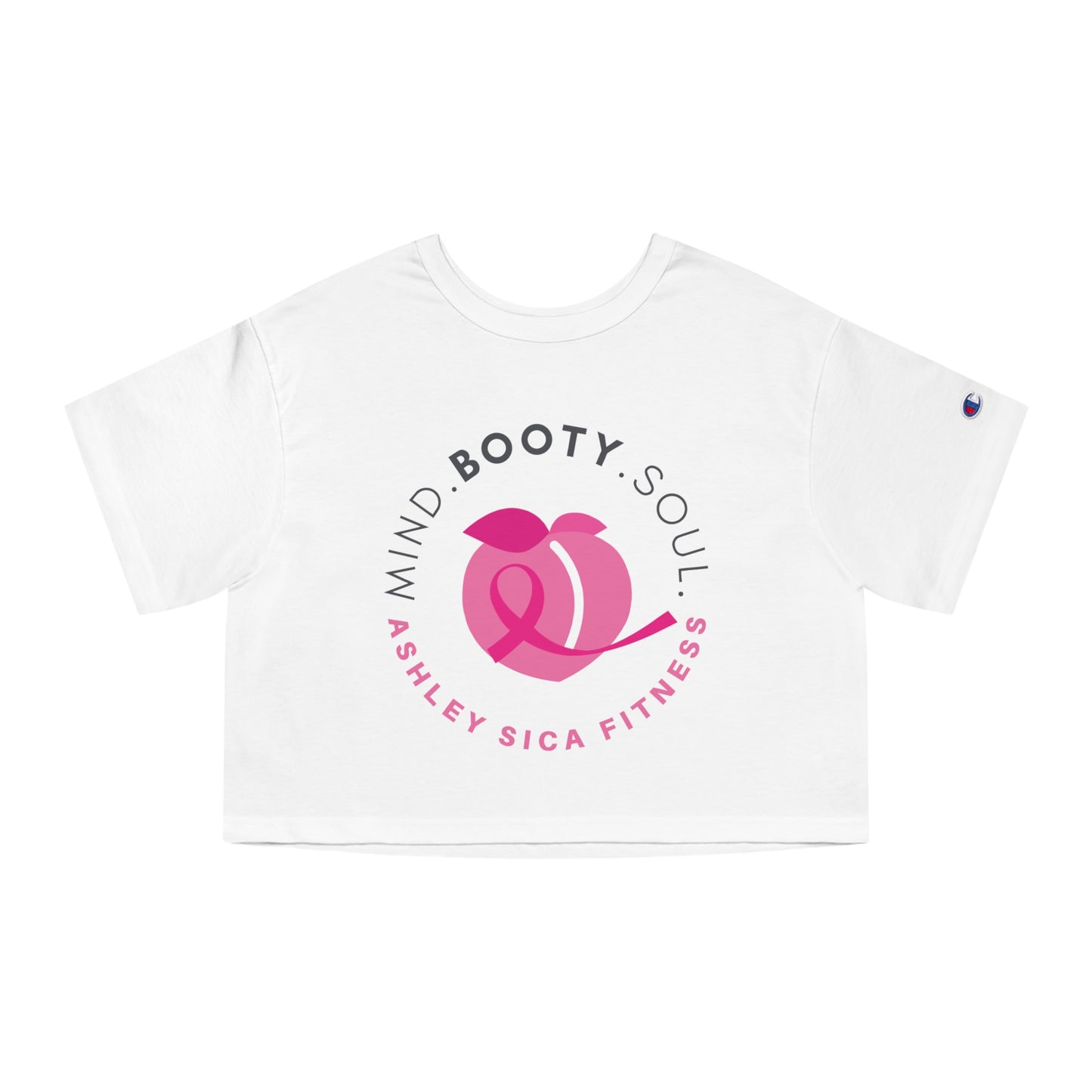 Champion – Women’s 100% Cotton Cropped Tee - ASF - Ashley Sica Fitness
