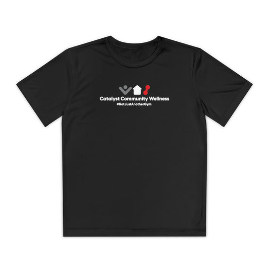 Youth Moisture-Wicking Performance Tee - Notjustanothergym-Catalyst Community Wellness