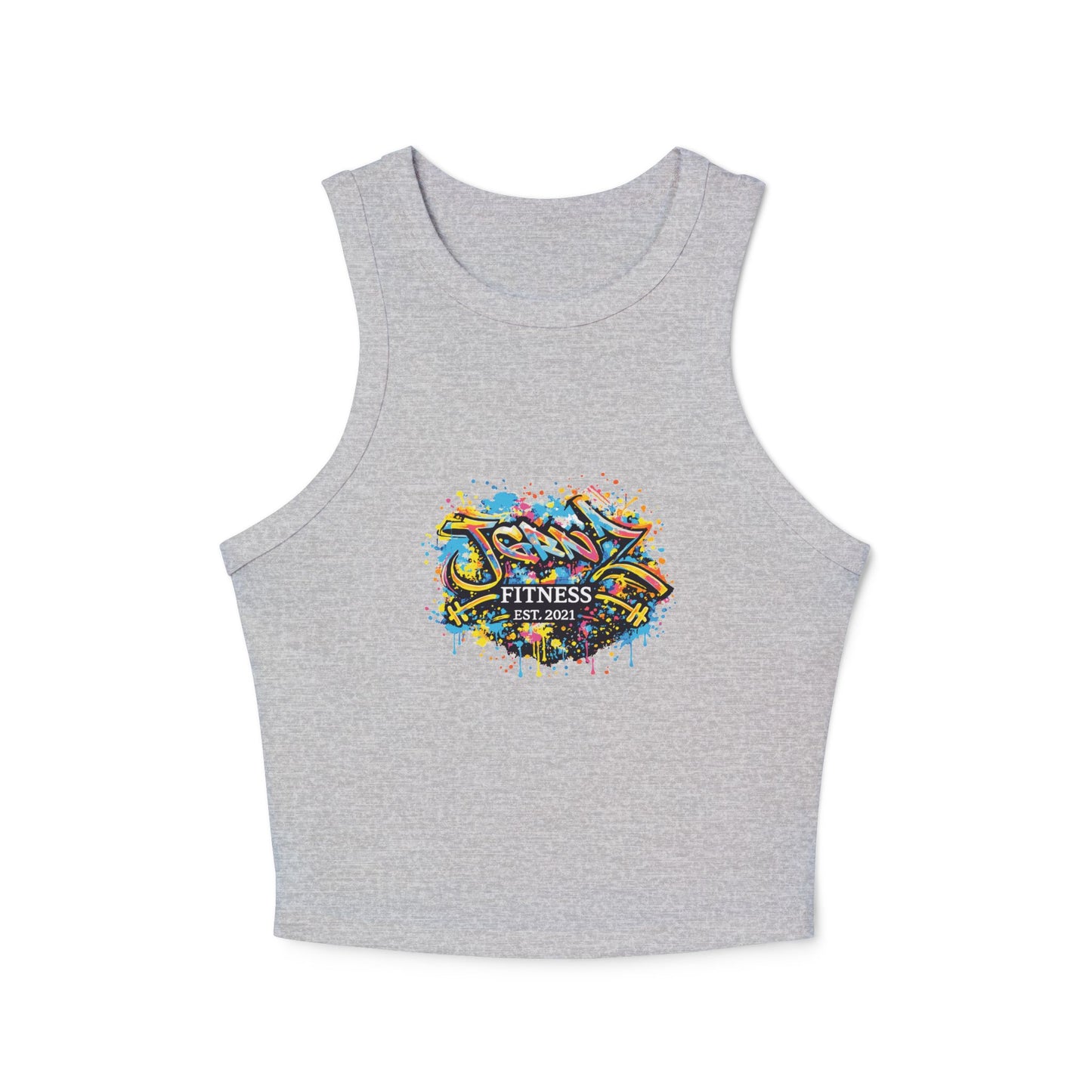 Ladies Ribbed Tank - EST 2021 - JGRNZ Fitness