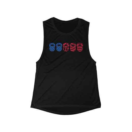 Bella+Canvas – Women’s 65/35 Poly/Viscose Flowy Scoop Muscle Tank - American - K Fit Body