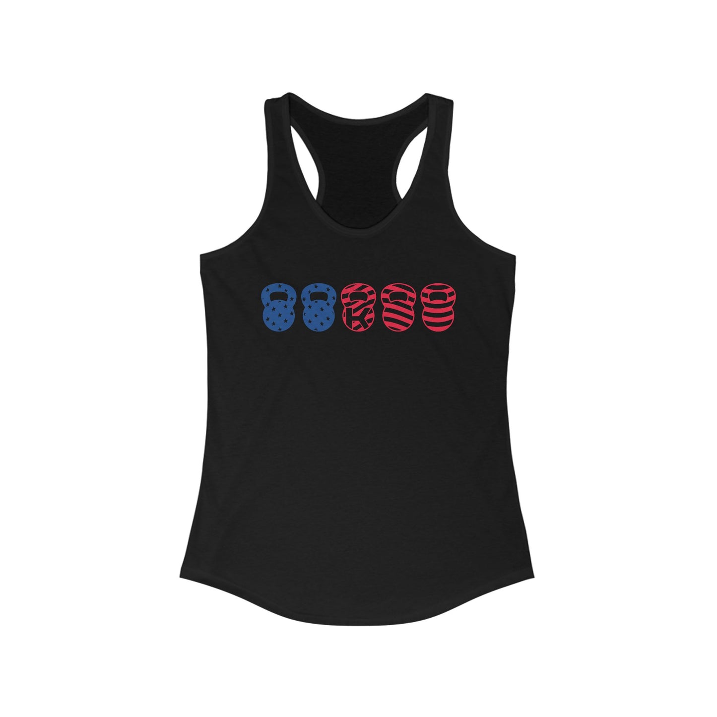 Ladies Racerback Tank - American- K Fit Body