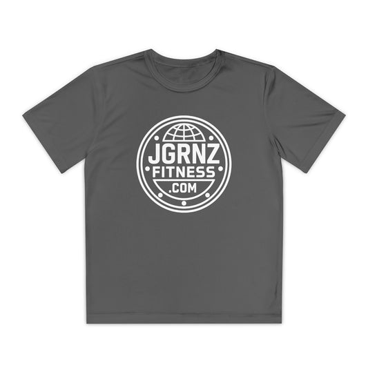 Youth Moisture-Wicking Performance Tee - Plate - JGRNZ FITNESS